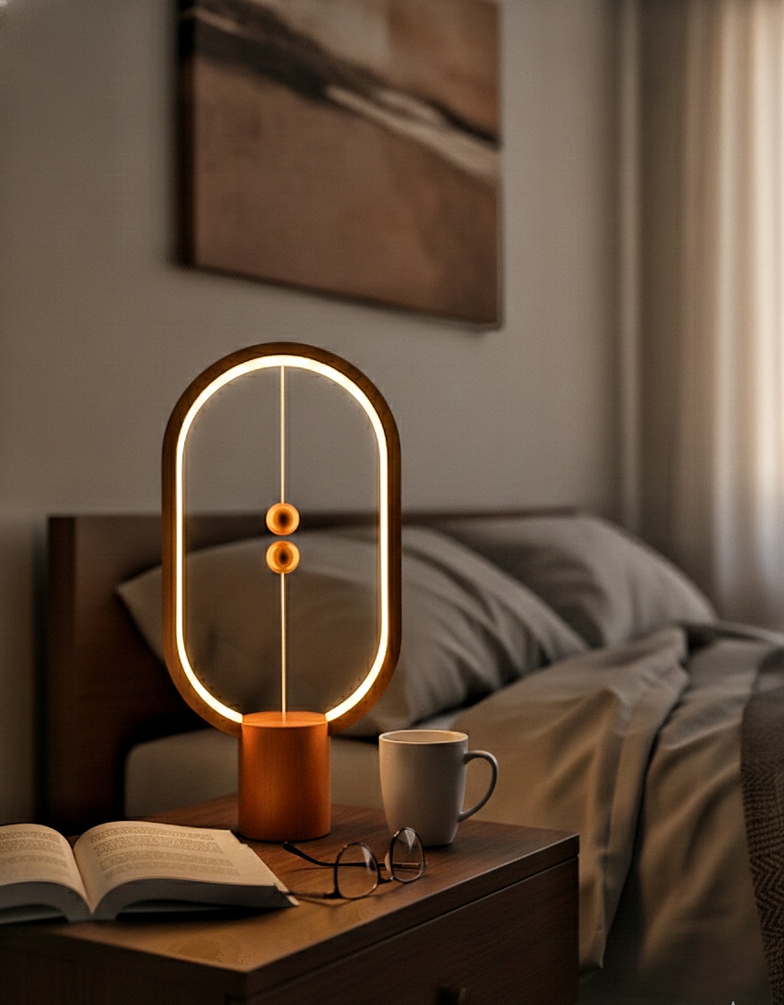 Magnetic hengpro balance touch dimming lamp